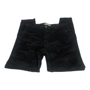 Social Standard By Sanctuary Ankle Skinny Jeans Size 6 Black Camo Womens Pants